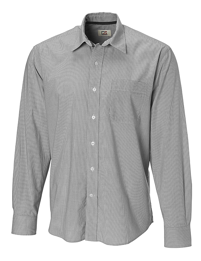 CUTTER & BUCK MCW01835 - Men's L/S Georgetown Stripe Woven