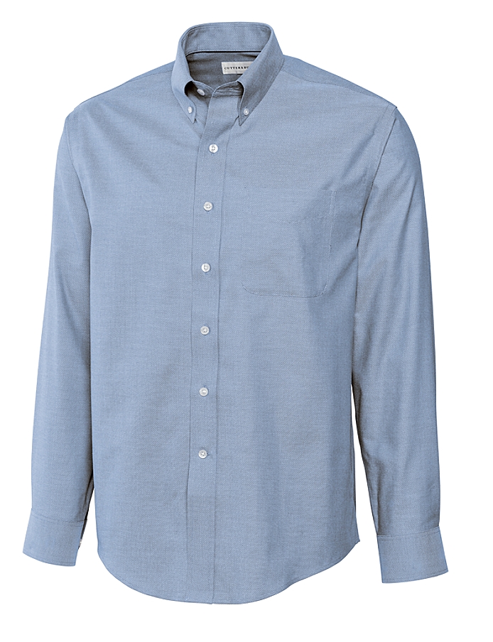 CUTTER & BUCK MCW09316 - Men's L/S Epic Easy Care Royal Oxford